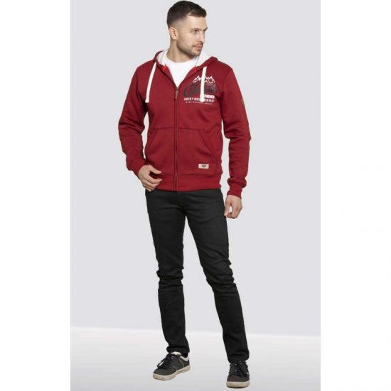 D555 Durham Hoodie Red - Sweaters & hoodies - Sweaters & Hoodies Grote Maten Heren