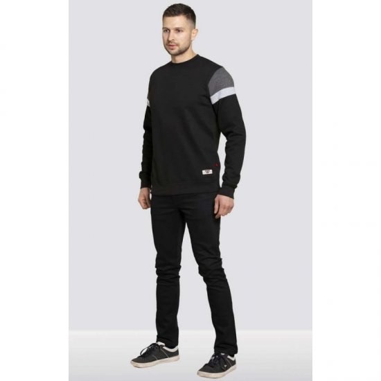 D555 Clermont Sweatshirt Black - Sweaters & hoodies - Sweaters & Hoodies Grote Maten Heren