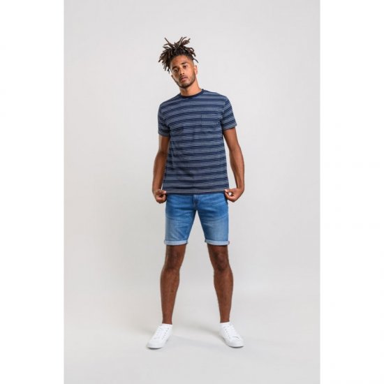 D555 Caspian T-shirt Navy - T-shirts - Grote Maten T-shirts Heren