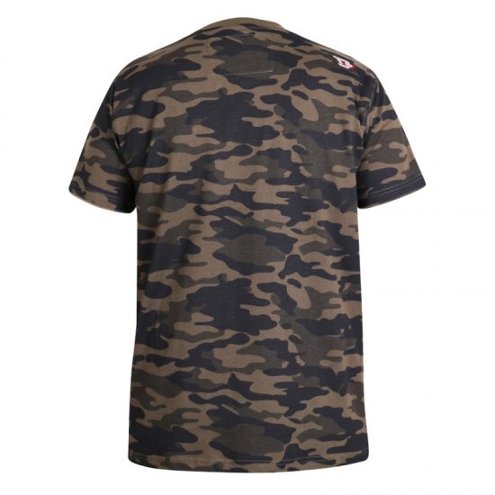 D555 Thompson T-shirt Jungle Camo - T-shirts - Grote Maten T-shirts Heren