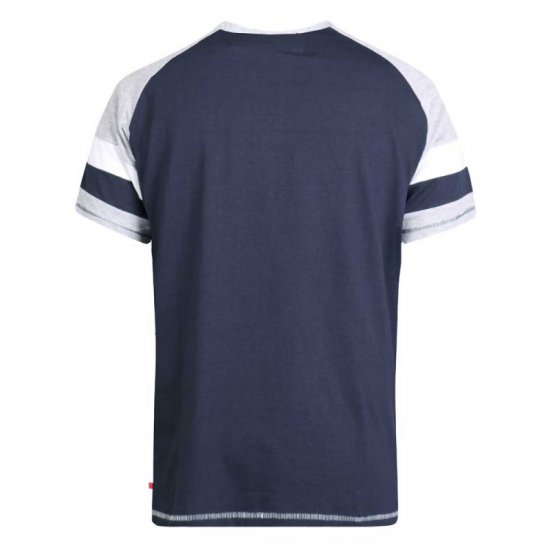 D555 Jones T-shirt Navy - T-shirts - Grote Maten T-shirts Heren