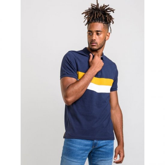 D555 Hopkins Polo Navy - Polo shirts - Grote Maten Poloshirts Heren