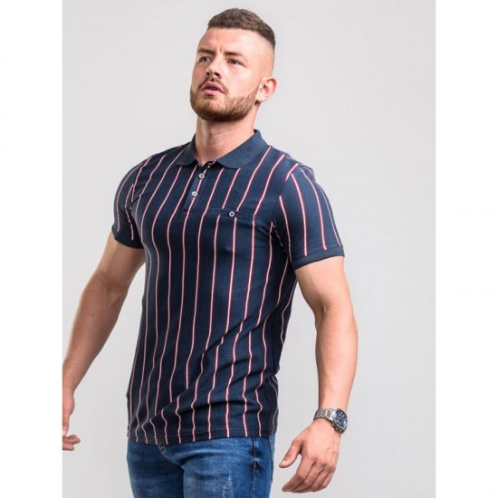 D555 Martel Polo Navy - Polo shirts - Grote Maten Poloshirts Heren