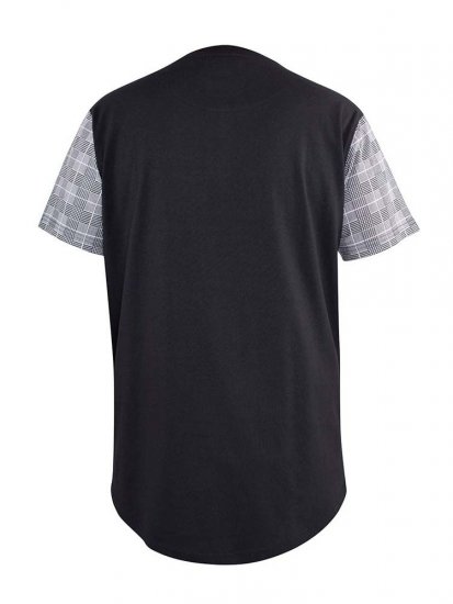 D555 Vista Couture Cut And Sew Curved Hem T-Shirt - T-shirts - Grote Maten T-shirts Heren