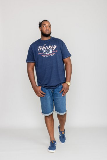 D555 ROSS Printed T-Shirt - T-shirts - Grote Maten T-shirts Heren