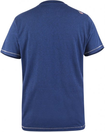 D555 ROSS Printed T-Shirt - T-shirts - Grote Maten T-shirts Heren
