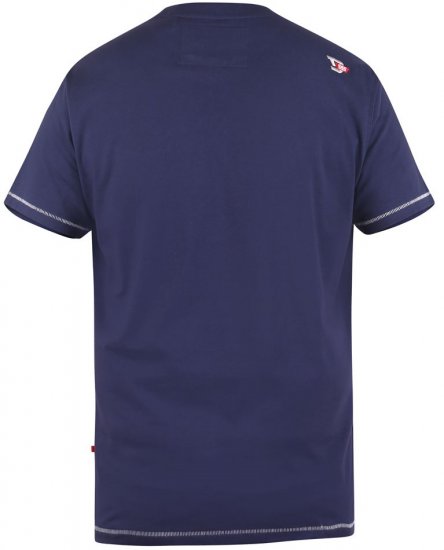 D555 CANTERBURY Printed T-Shirt - T-shirts - Grote Maten T-shirts Heren