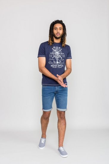 D555 CANTERBURY Printed T-Shirt - T-shirts - Grote Maten T-shirts Heren