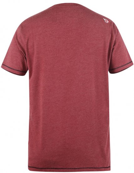 D555 LINTON Printed T-Shirt - T-shirts - Grote Maten T-shirts Heren