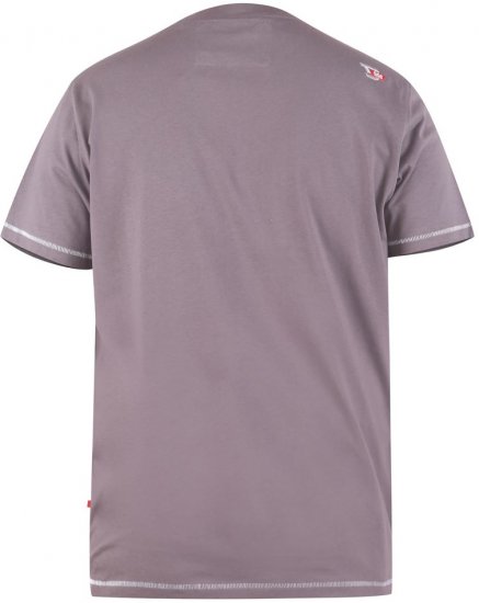 D555 BARMING Printed T-Shirt - T-shirts - Grote Maten T-shirts Heren