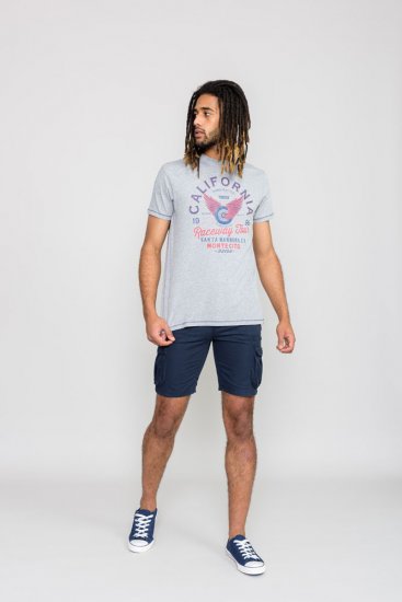 D555 BARTON Printed T-Shirt - T-shirts - Grote Maten T-shirts Heren