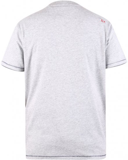 D555 BARTON Printed T-Shirt - T-shirts - Grote Maten T-shirts Heren