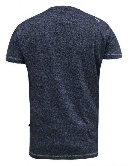 D555 Upton Hawaii Leaf Printed T-Shirt - T-shirts - Grote Maten T-shirts Heren