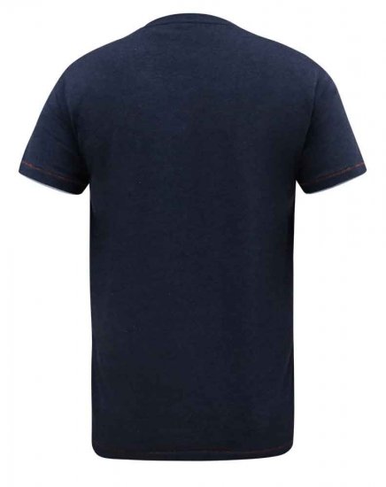 D555 Scampton Official Superman Printed T-Shirt Navy - T-shirts - Grote Maten T-shirts Heren