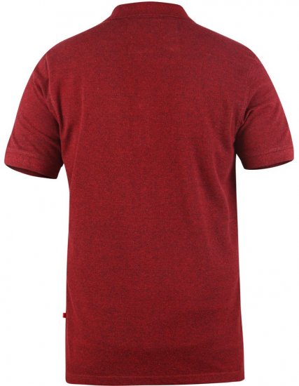D555 WINCHESTER Red Polo Shirt - Polo shirts - Grote Maten Poloshirts Heren