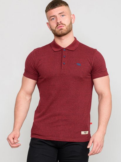 D555 WINCHESTER Red Polo Shirt - Polo shirts - Grote Maten Poloshirts Heren