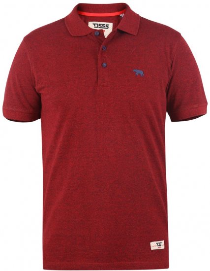 D555 WINCHESTER Red Polo Shirt - Polo shirts - Grote Maten Poloshirts Heren
