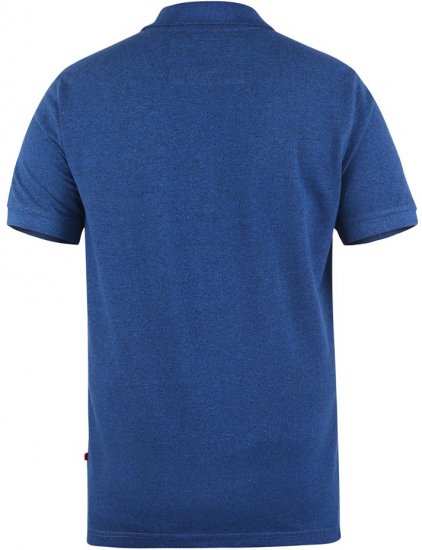 D555 WINCHESTER Blue Polo Shirt - Polo shirts - Grote Maten Poloshirts Heren
