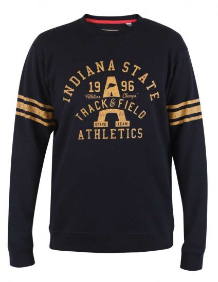 D555 Charlestown Navy Sweatshirt - Sweaters & hoodies - Sweaters & Hoodies Grote Maten Heren