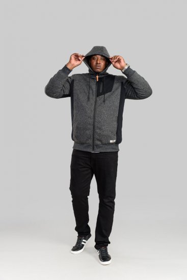 D555 Crofton Hoodie With Sherpa Lining - Sweaters & hoodies - Sweaters & Hoodies Grote Maten Heren