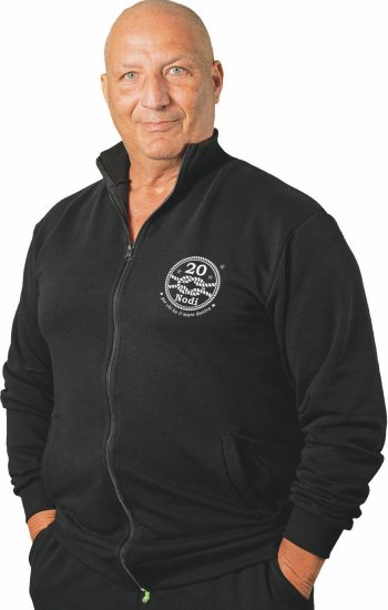 20 Nodi Grecale Gym Jacket Black - Sweaters & hoodies - Sweaters & Hoodies Grote Maten Heren