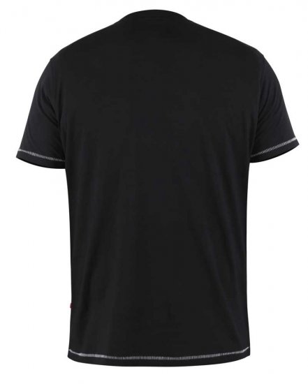 D555 SPIRIT Christmas Spirit Printed T-Shirt Black - T-shirts - Grote Maten T-shirts Heren