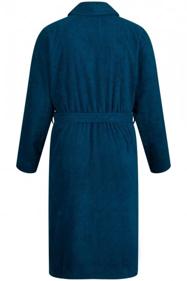 JP1880 Bathrobe Terry Navy - Badjassen/handdoeken - Heren badjassen in grote maten