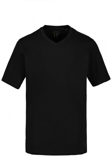 JP1880 702415 T-shirt met V-hals Zwart - T-shirts - Grote Maten T-shirts Heren