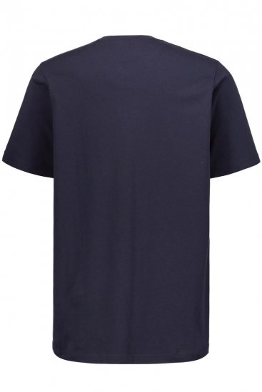 JP1880 702415 T-shirt met V-hals Donkerblauw - T-shirts - Grote Maten T-shirts Heren
