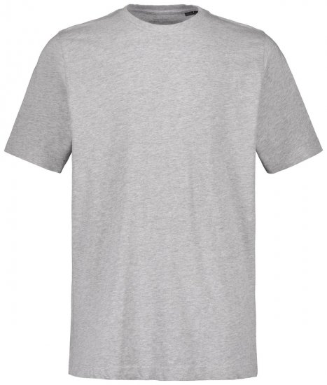 JP1880 702558 T-shirt met ronde hals Grijs gemêleerd - T-shirts - Grote Maten T-shirts Heren