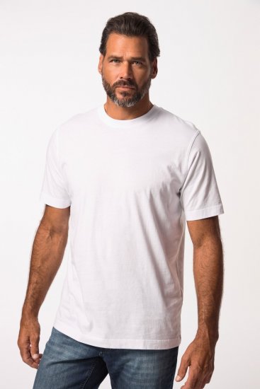 JP1880 702558 T-shirt met ronde hals Wit - T-shirts - Grote Maten T-shirts Heren