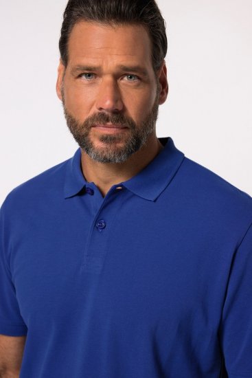JP1880 702560 Poloshirt Saffierblauw - Polo shirts - Grote Maten Poloshirts Heren