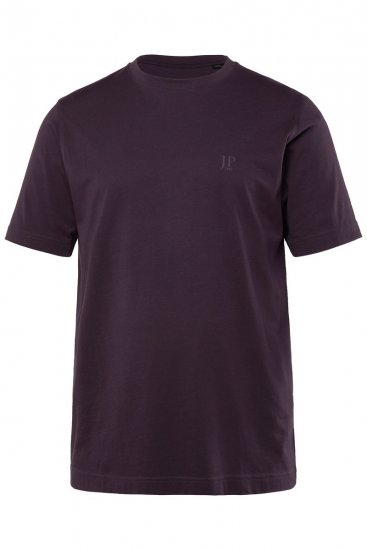 JP1880 702637 T-shirt met ronde hals 2-pack Donkerpaars/Zwart - T-shirts - Grote Maten T-shirts Heren