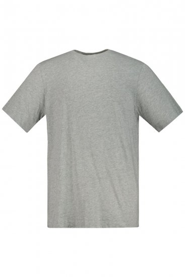 JP1880 702637 T-shirt met ronde hals 2-pack Grijs gemêleerd - T-shirts - Grote Maten T-shirts Heren
