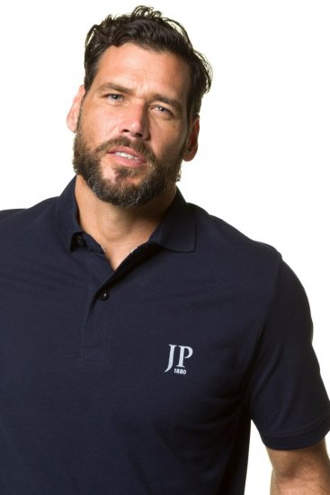 JP1880 704317 Poloshirt 2-pack Zwart/Donkerblauw - Polo shirts - Grote Maten Poloshirts Heren