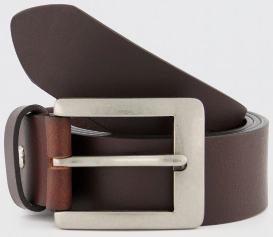 JP1880 705233 Leren riem Mahoniebruin - Riemen - Grote Maten Heren Riemen