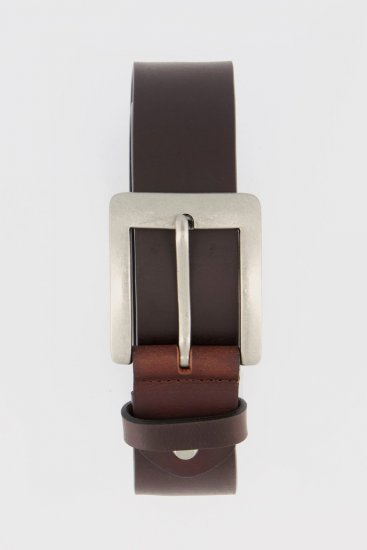 JP1880 705233 Leren riem Mahoniebruin - Riemen - Grote Maten Heren Riemen