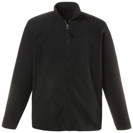 JP1880 705552 Fleecejack met opstaande kraag Zwart - Sportkleding & outdoor - Sport- & Outdoorkleding Heren Grote Maten