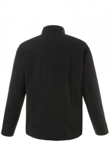 JP1880 705552 Fleecejack met opstaande kraag Zwart - Sportkleding & outdoor - Sport- & Outdoorkleding Heren Grote Maten