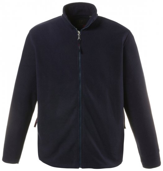 JP1880 705552 Fleecejack met opstaande kraag Donkerblauw - Sportkleding & outdoor - Sport- & Outdoorkleding Heren Grote Maten