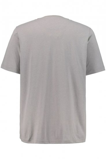 JP1880 708420 Henley T-shirt 2-pack Grijs gemêleerd - T-shirts - Grote Maten T-shirts Heren