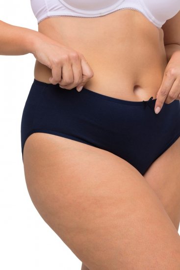 Ulla Popken 710201 Slips 5-pack Donkerblauw - Slips - 