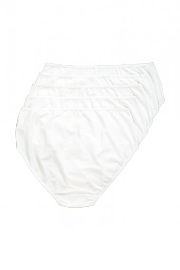 Ulla Popken 710201 Slips 5-pack Wit - Slips - 