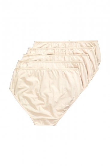 Ulla Popken 710201 Slips 5-pack Beige - Slips - 