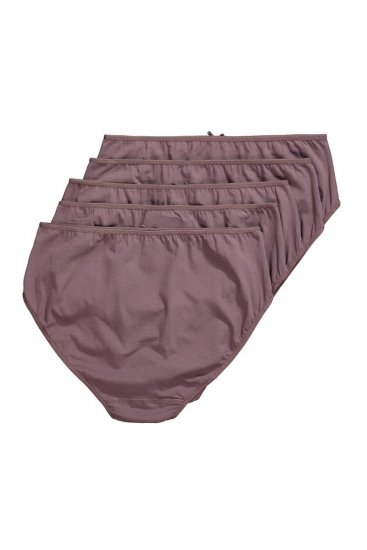 Ulla Popken 710201 Slips 5-pack Bruin - Slips - 
