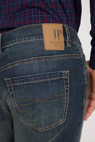 JP1880 Jeans Straight Fit Super Stretch Denim Used Blue - Jeans & broeken - Jeans & Broeken Grote Maten Heren