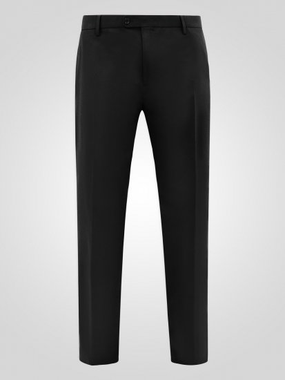 D555 Ted Pantalon Zwart - Pakken - Grote Maten Kostuum Heren