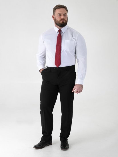 D555 Ted Pantalon Zwart - Pakken - Grote Maten Kostuum Heren