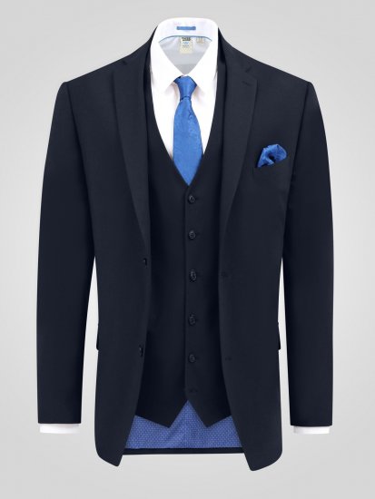 D555 Ted Colbert Navyblauw - Pakken - Grote Maten Kostuum Heren