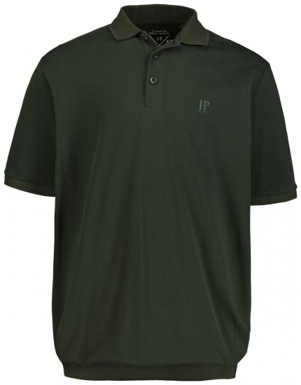JP1880 712617 Poloshirt met buikpasvorm Donkerolijf - Polo shirts - Grote Maten Poloshirts Heren